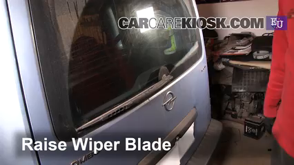 2005 Opel Combo C CNG 1.6L 4 Cyl. Windshield Wiper Blade (Rear) Replace Wiper Blade